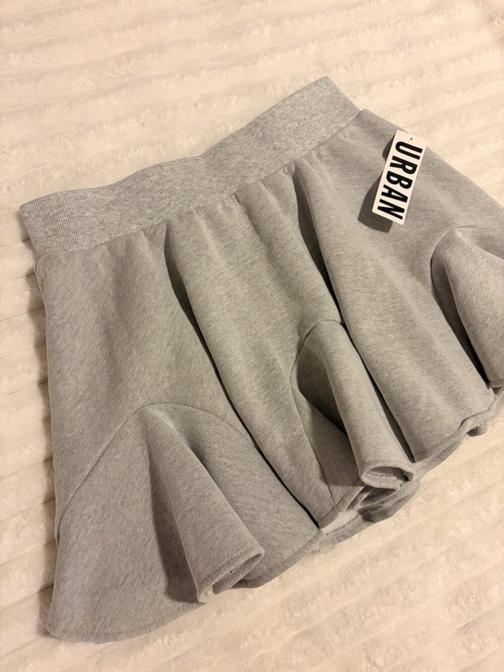Urban Outfitters Out From Under Gray Flare Fleece Lounge Skirt NWT - SIZE M